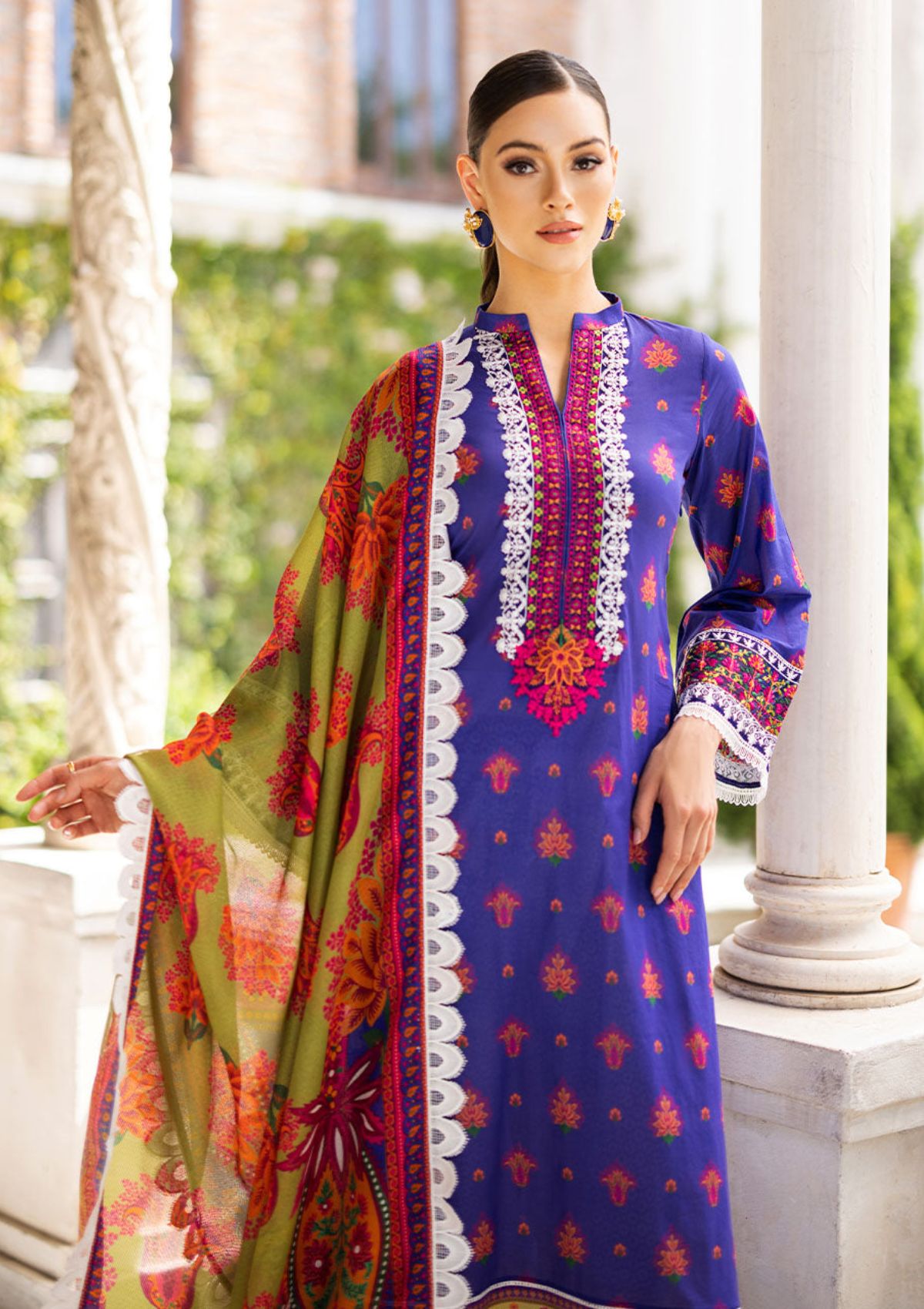 Lawn Collection - Zainab Chottani - Tahra - ZCT#8A - WHIPSY LUSH