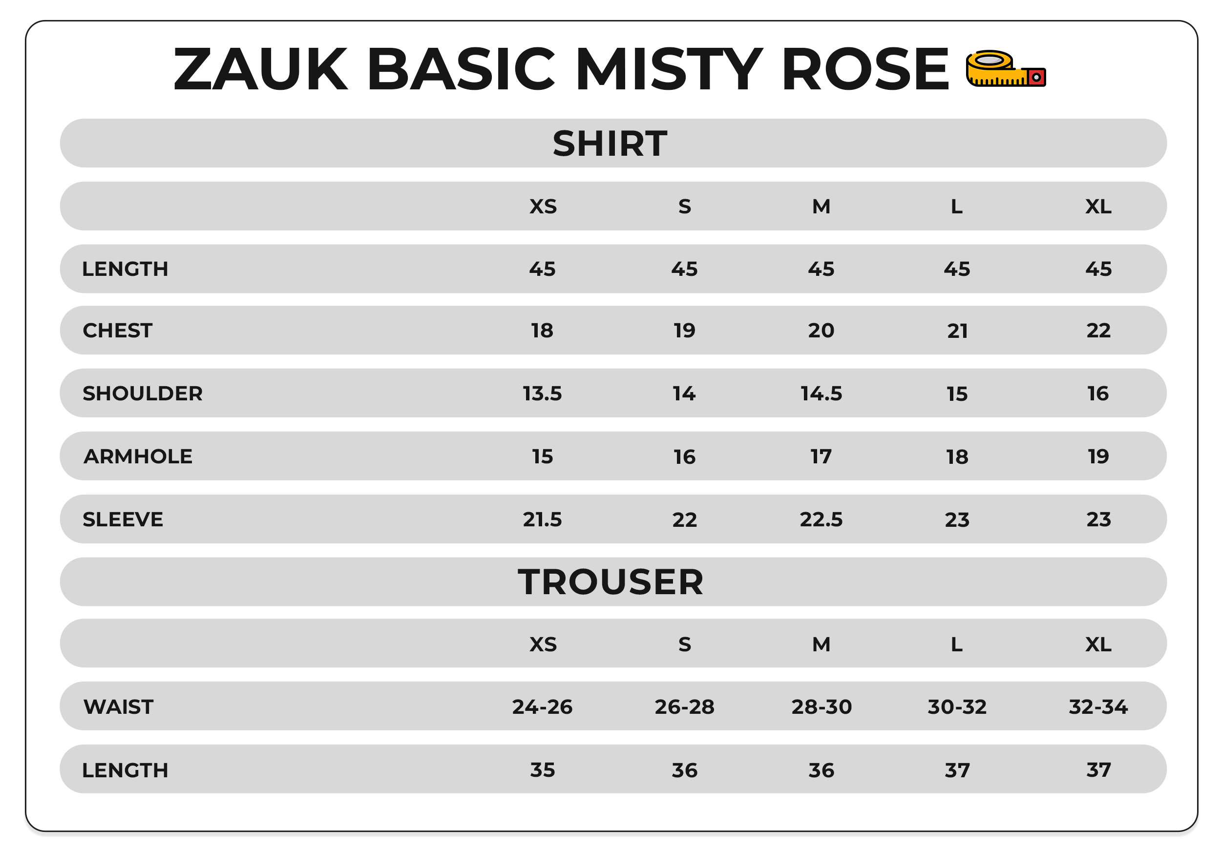 Size Chart Image