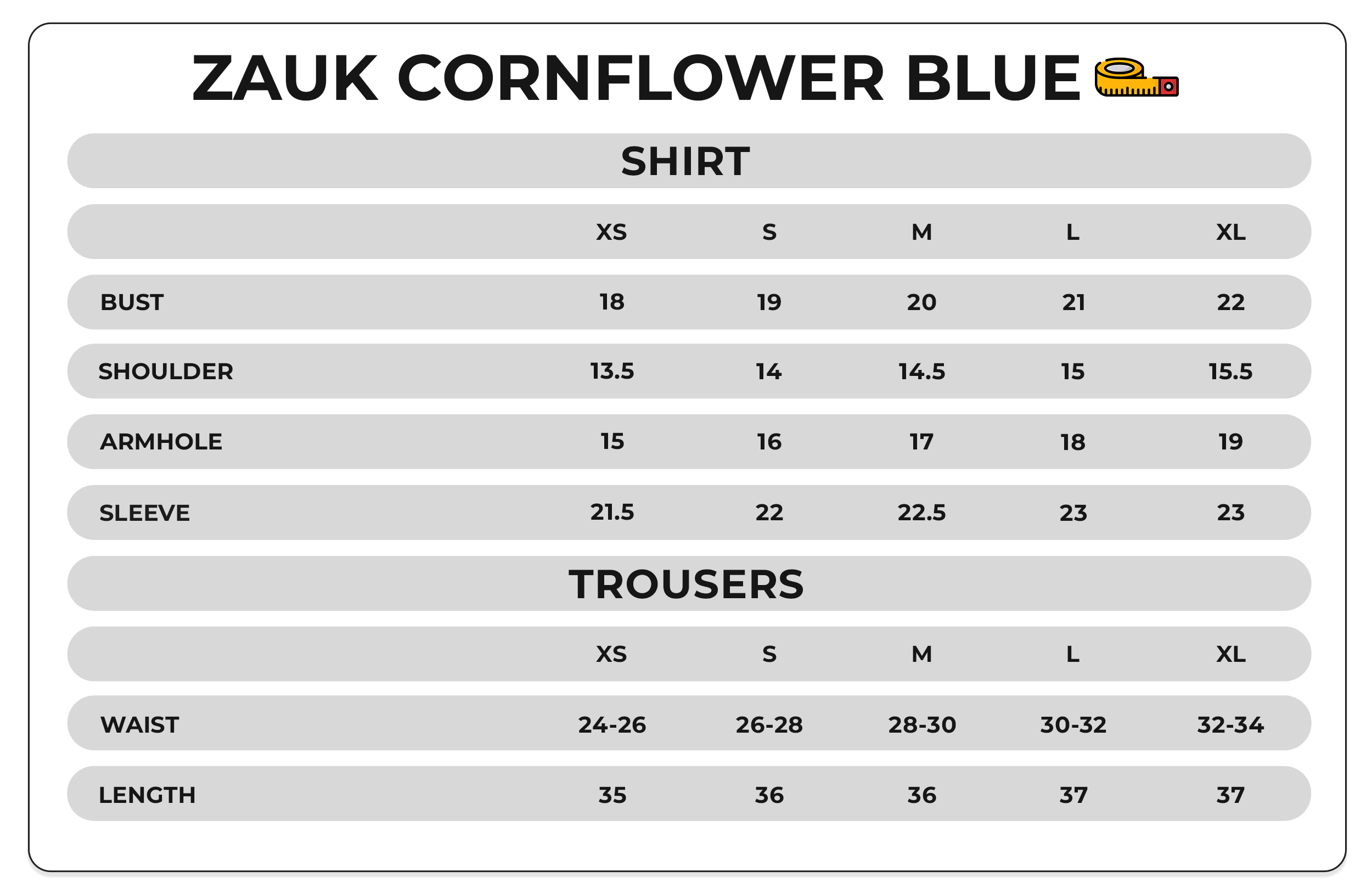 Size Chart Image