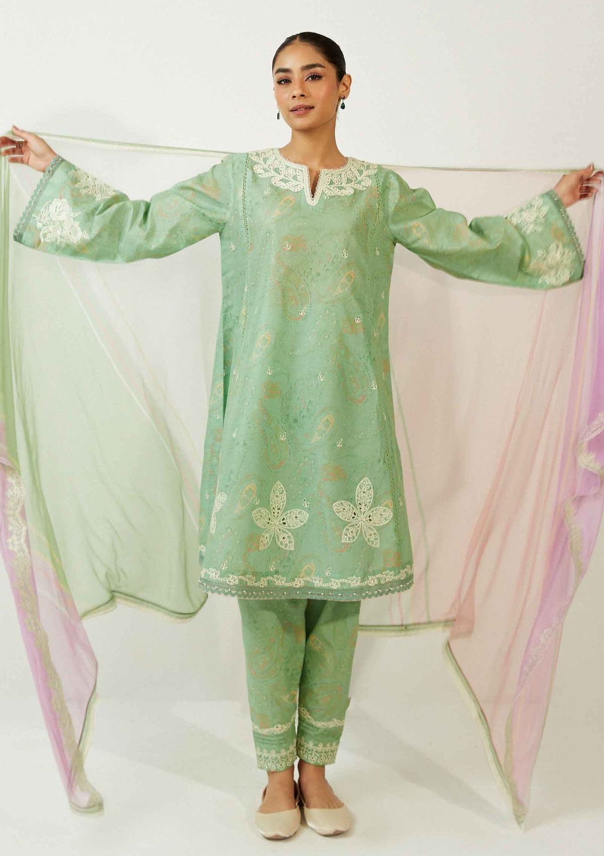 Lawn Collection - Zara Shahjahan - Coco - Unstitched - V02 - ZS#9A