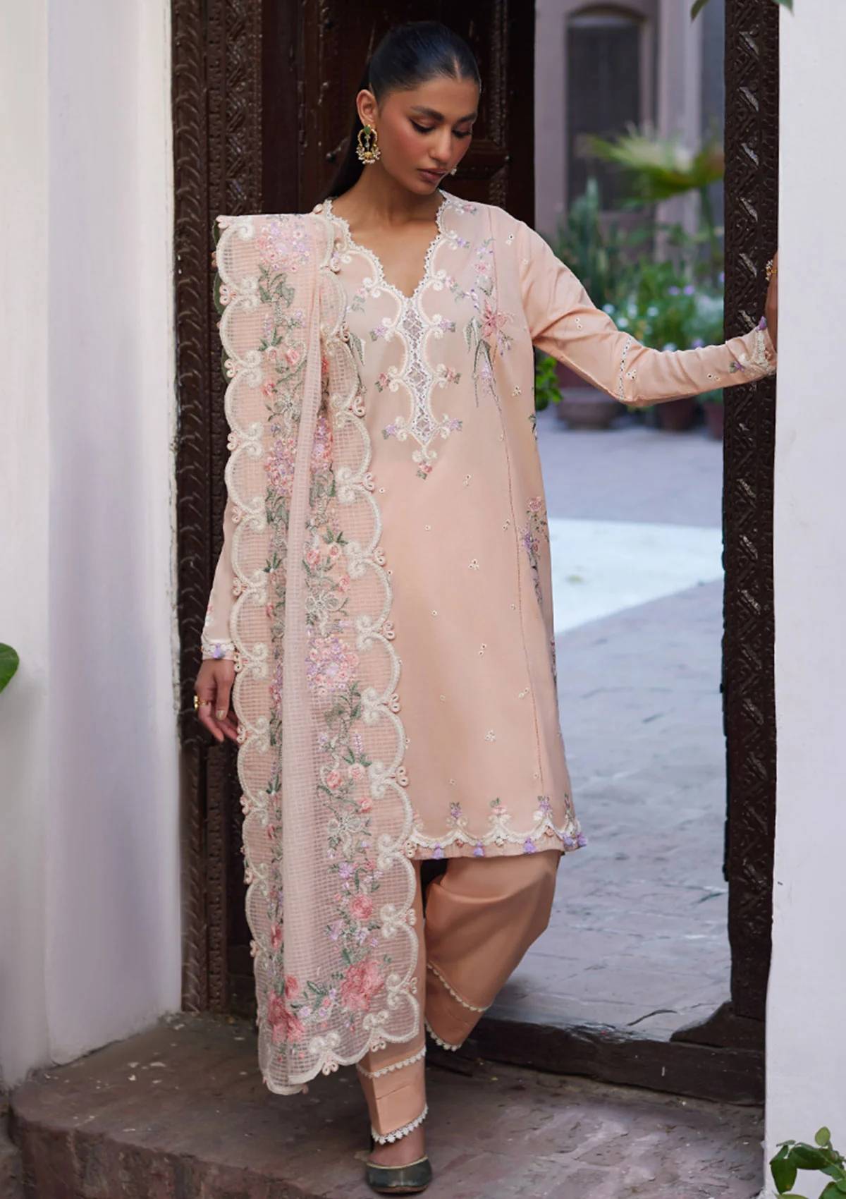 Lawn Collection - Zaha - Unstitched - Festive 24 - ZF24#06 - Shams