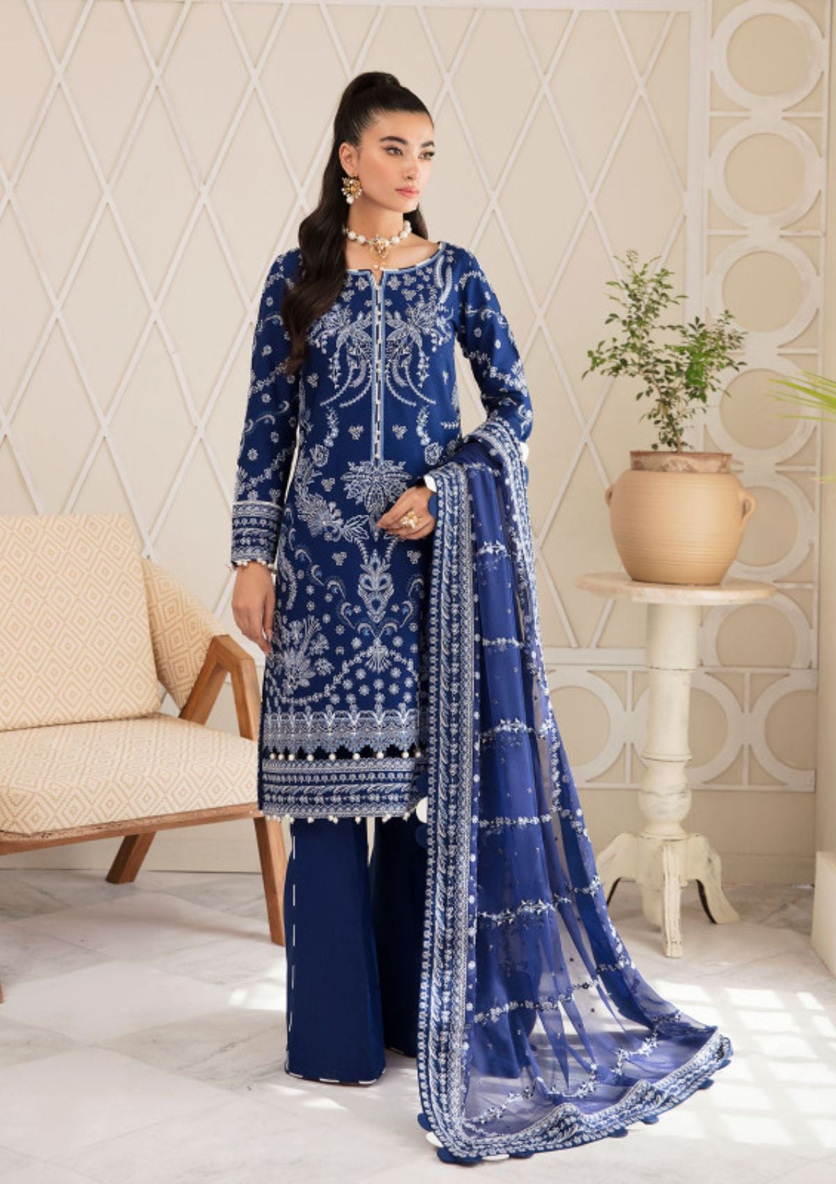 Lawn Collection - Gulaal - Luxury - V02 - D#1 - Zamayal