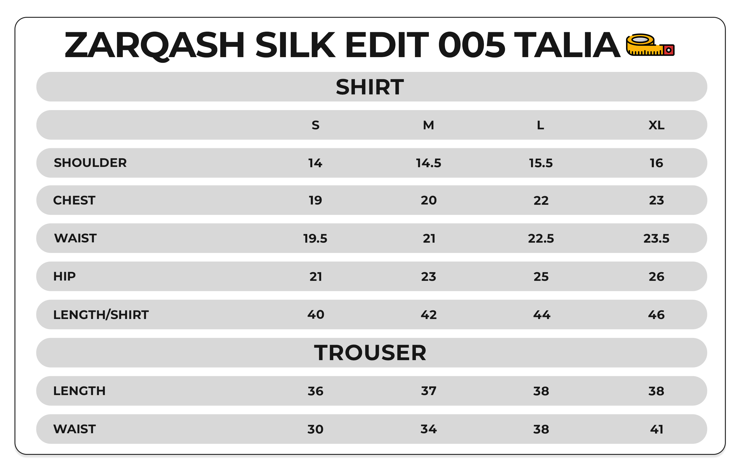 Size Chart Image