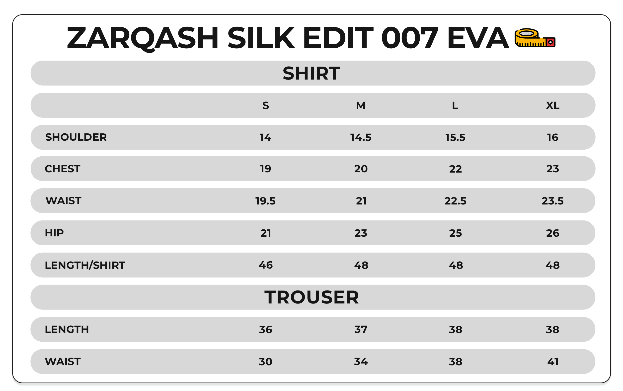 Size Chart Image