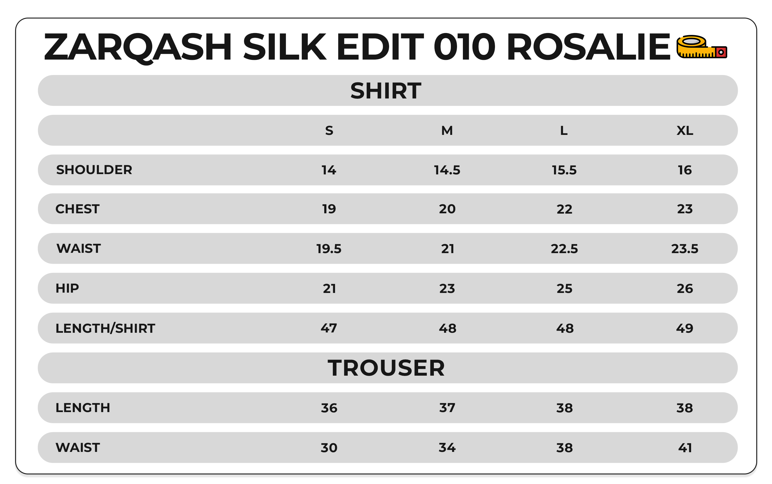 Size Chart Image