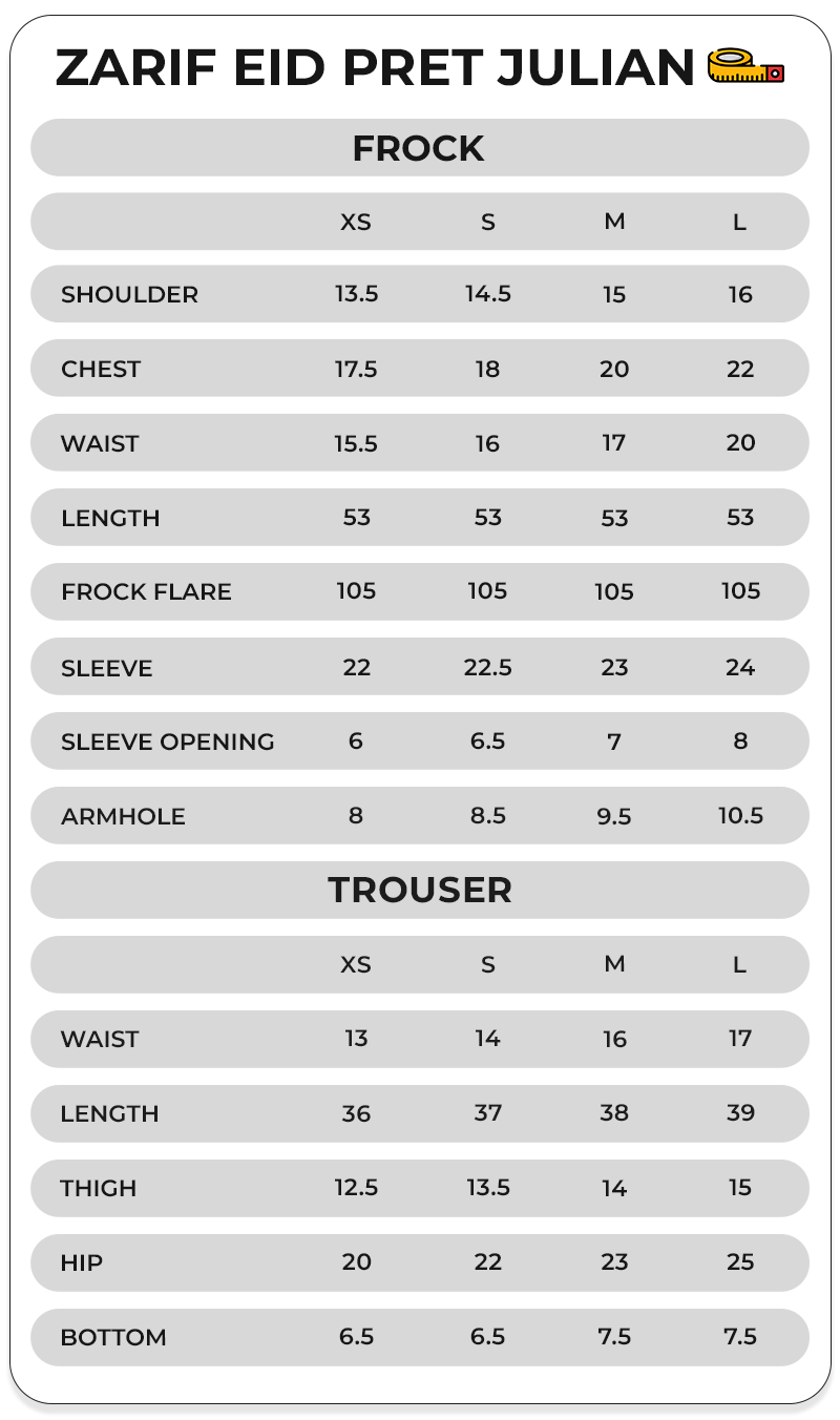 Size Chart Image