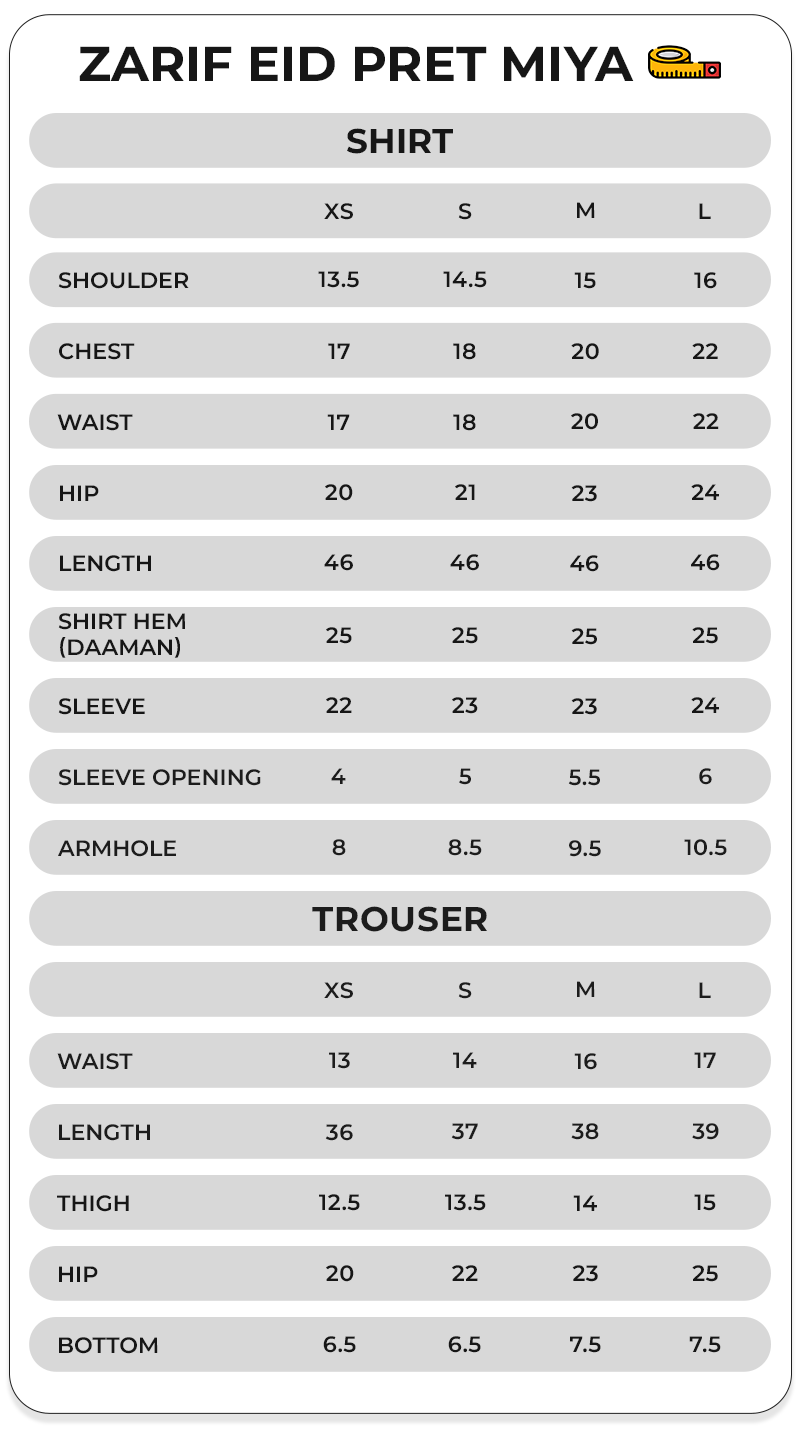 Size Chart Image