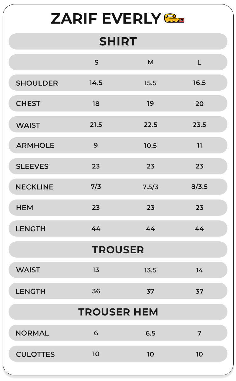 Size Chart Image