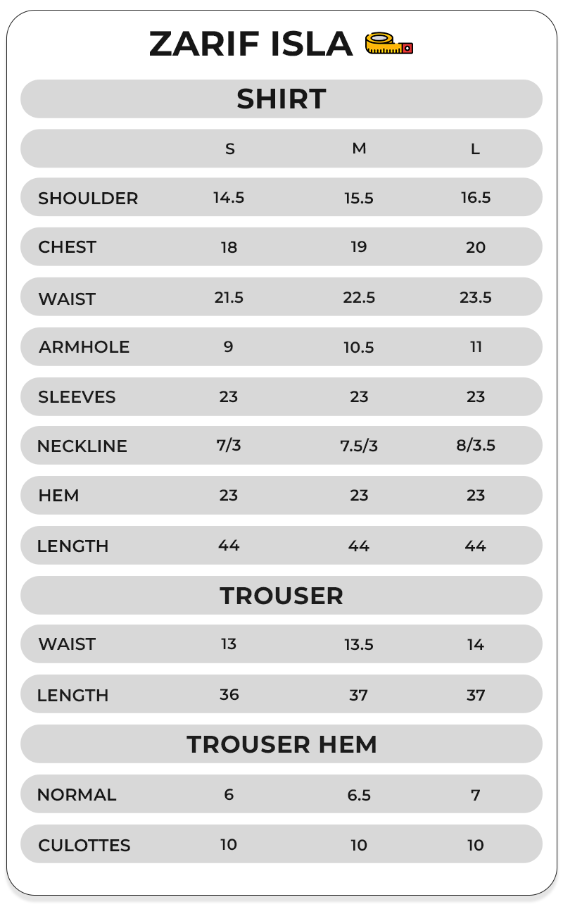 Size Chart Image