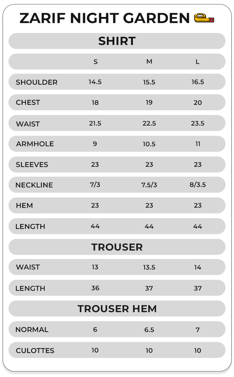 Size Chart Image