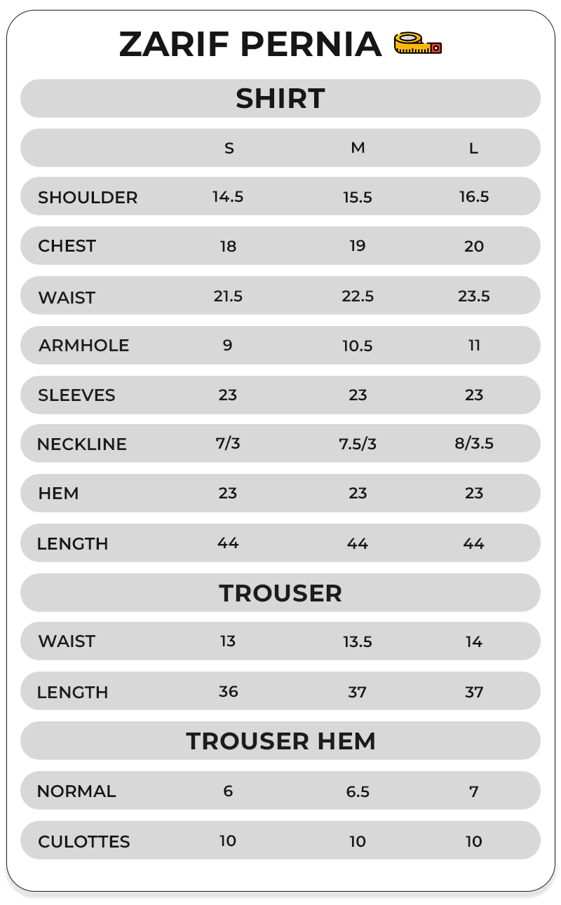 Size Chart Image