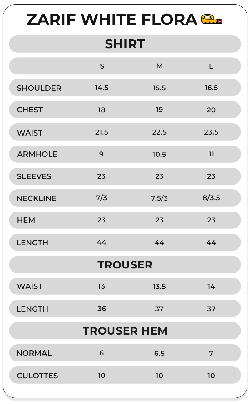 Size Chart Image