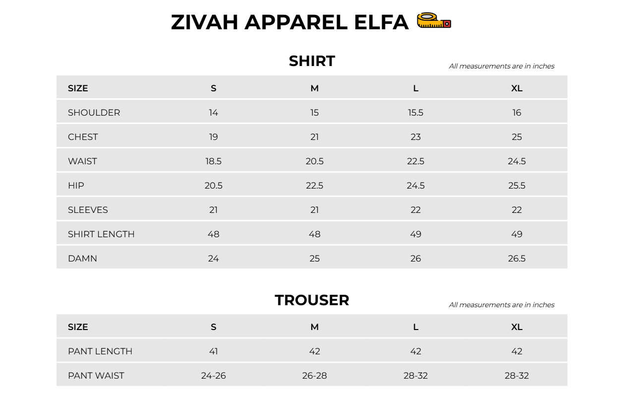 Size Chart Image
