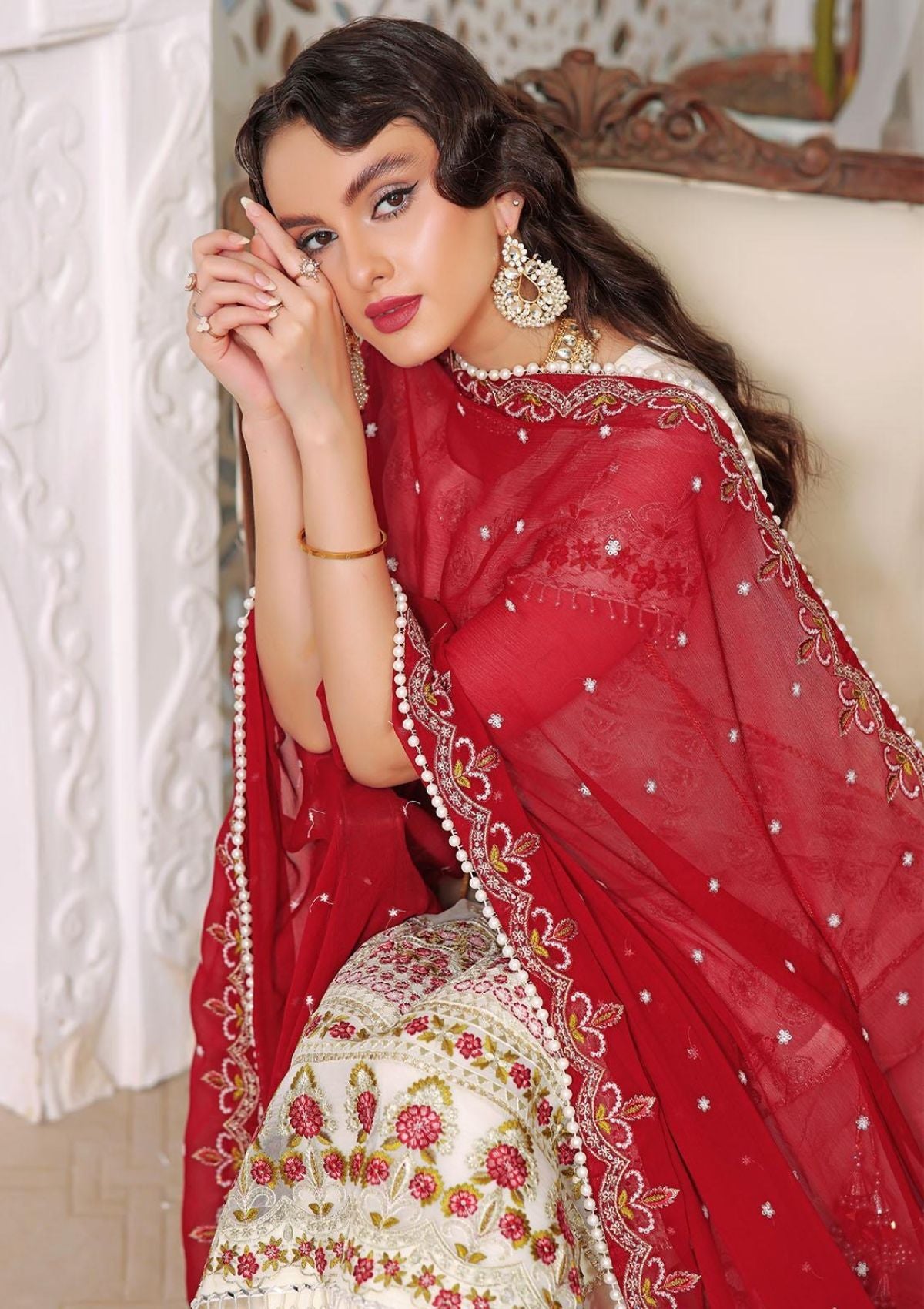 Formal Collection - Awwal - Aaina - Luxury Chiffon - AW#1 - Aaqs