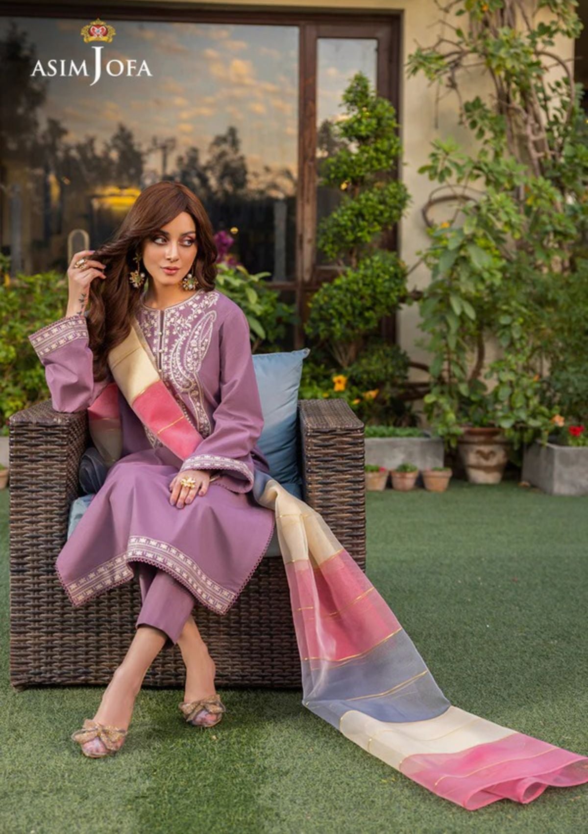 Lawn Collection - Asim Jofa - Festive - AJPE#37