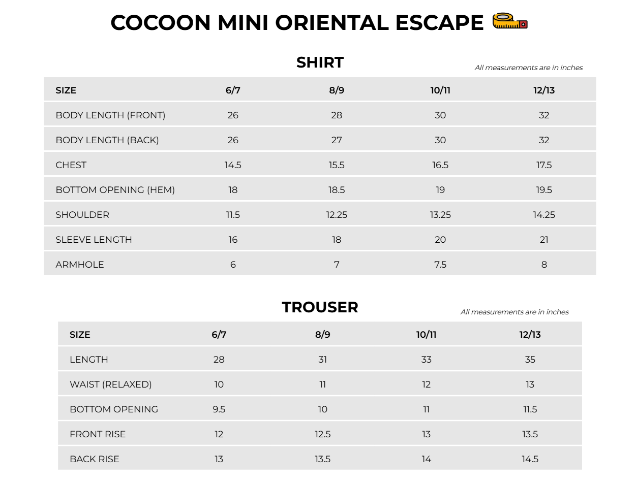 Size Chart Image