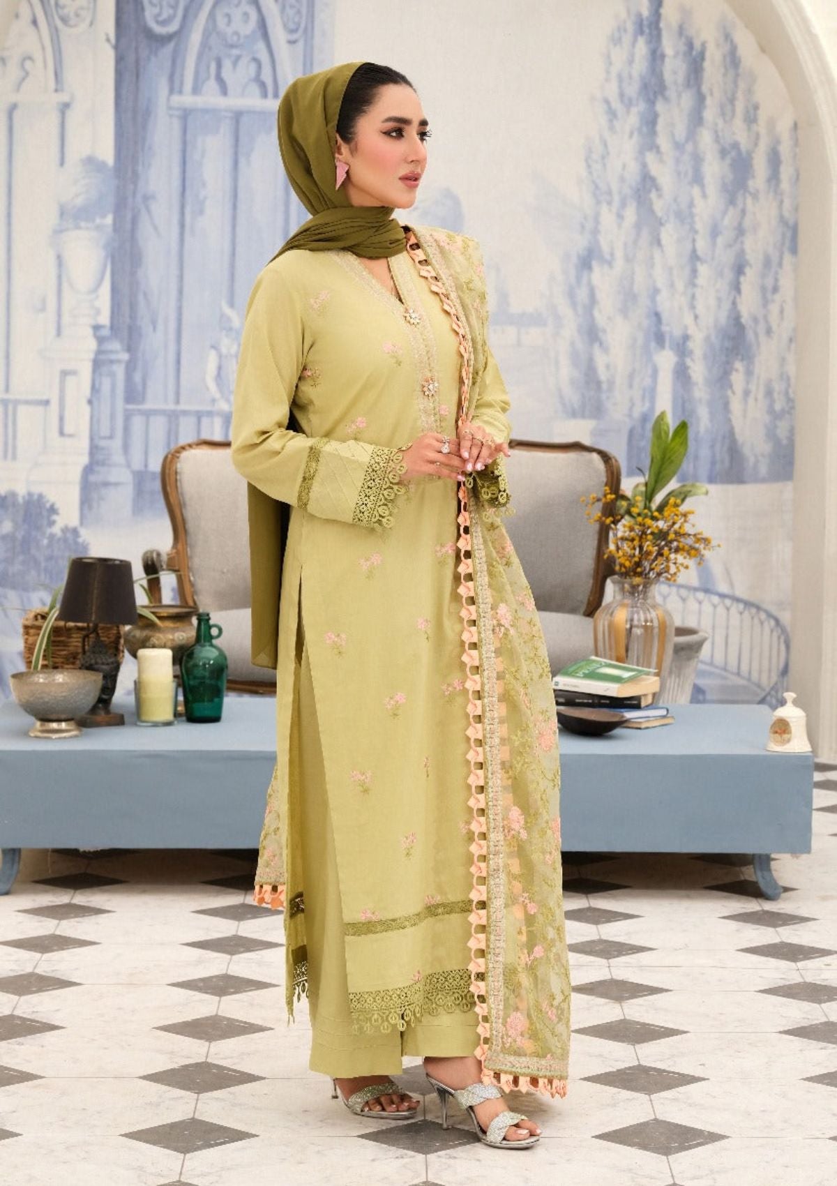 Lawn Collection - Eshaal Mishkaat - Zaib un Nisa - D#6B - Glamour