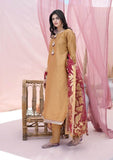 Pret Collection - Flores - Raw Silk - F#07 - Golden & Red
