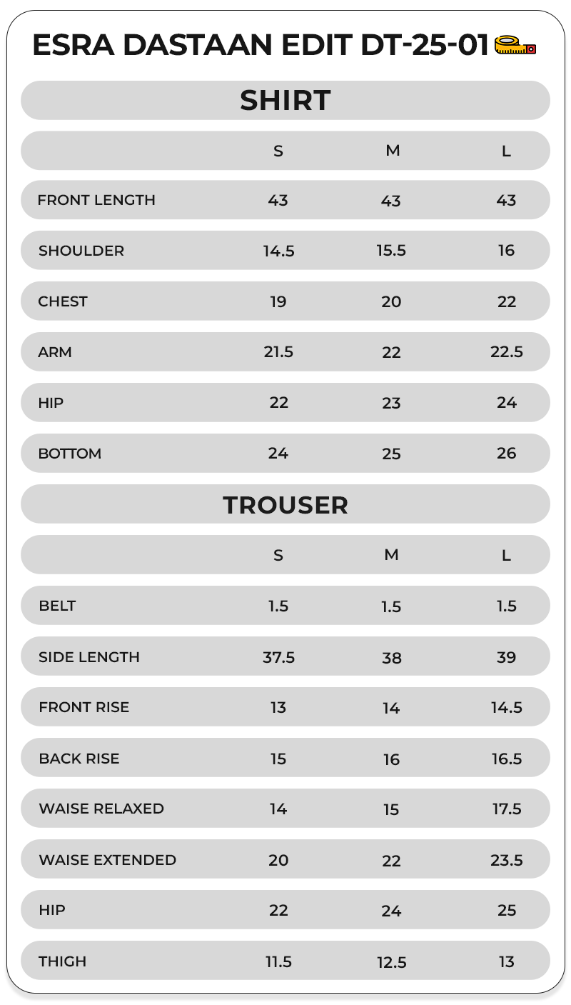 Size Chart Image