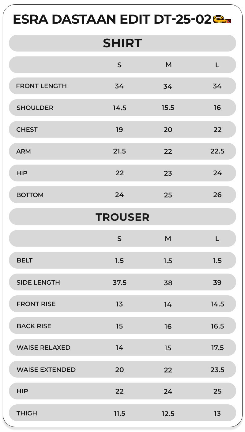 Size Chart Image