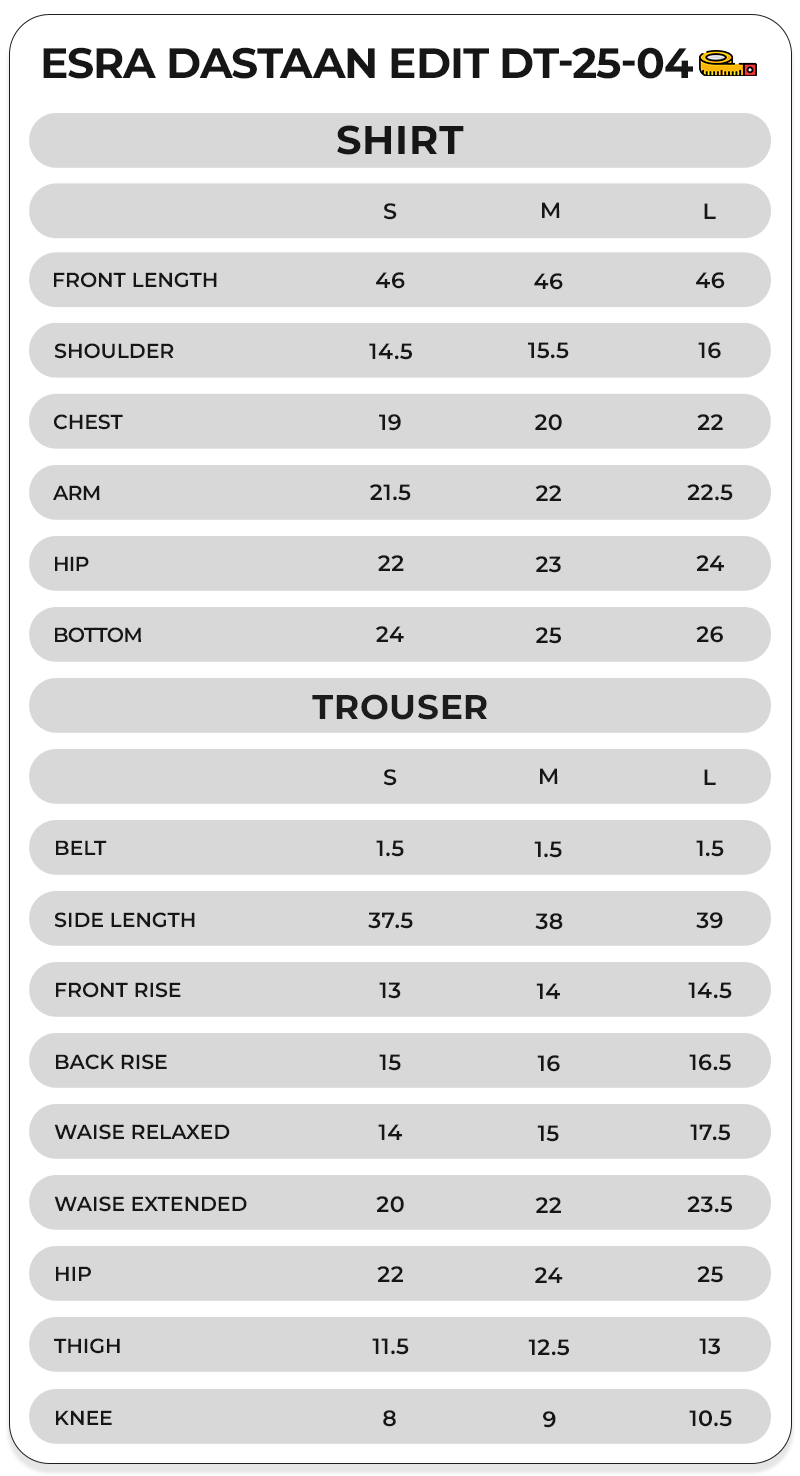 Size Chart Image