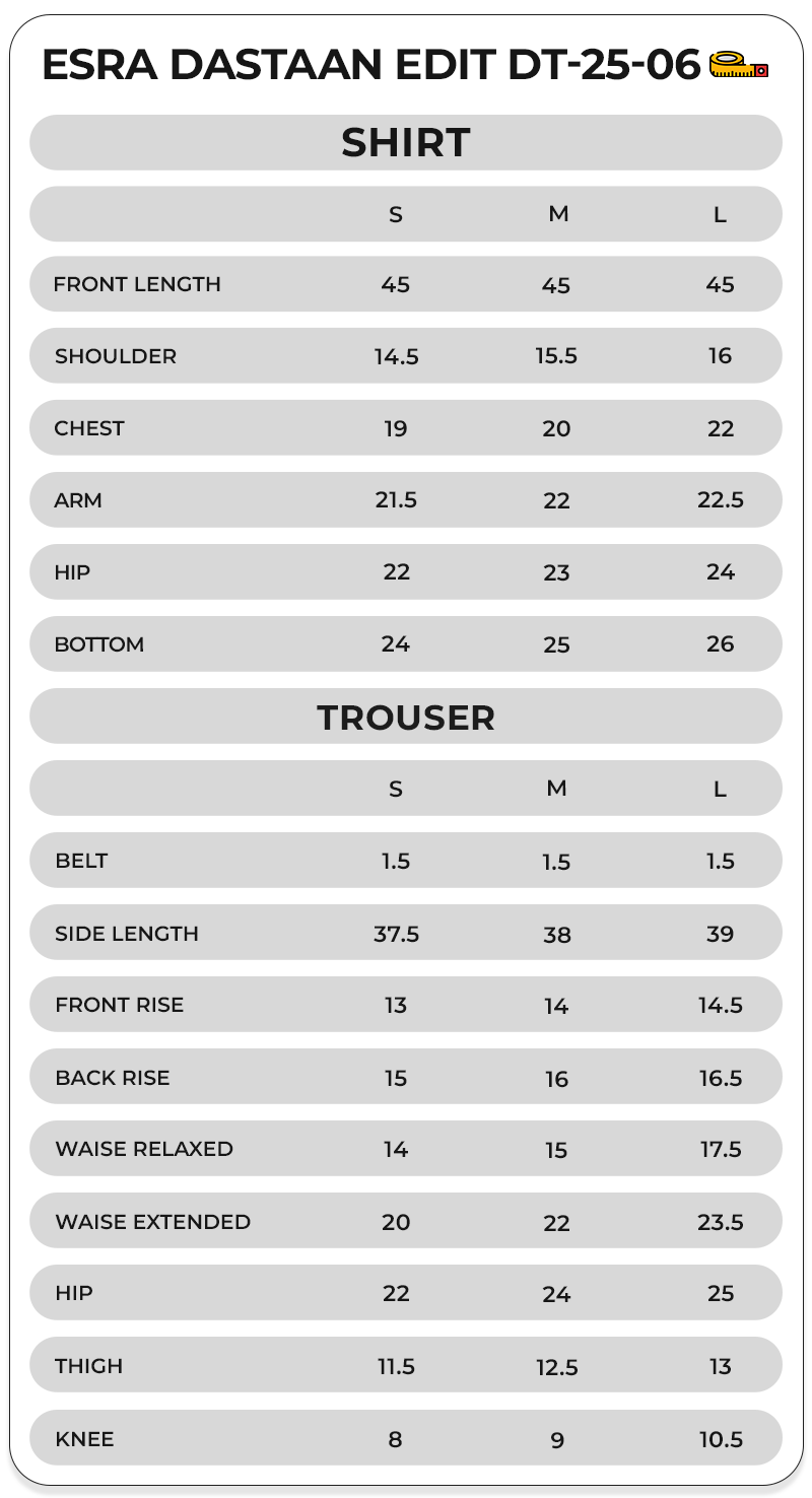 Size Chart Image