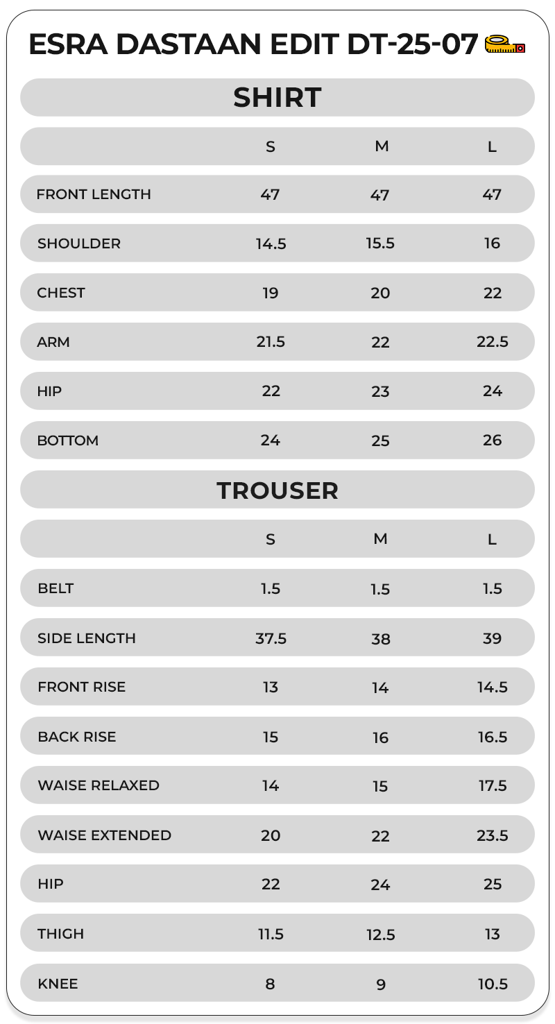 Size Chart Image