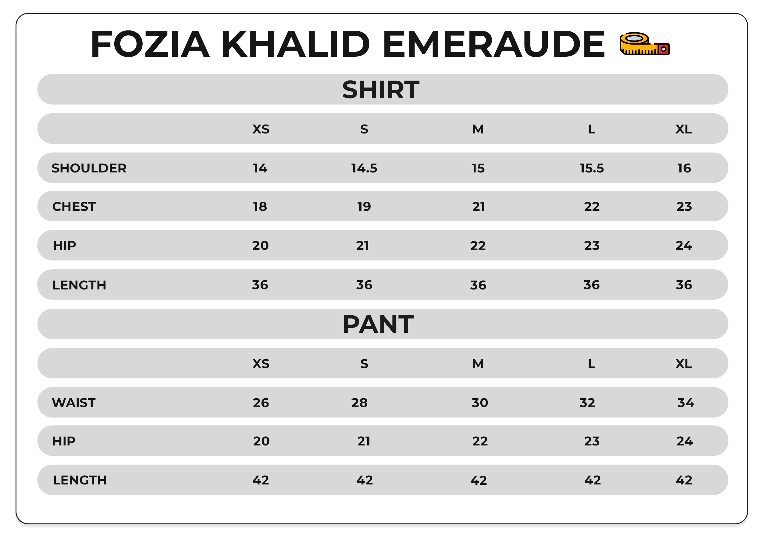 Size Chart Image