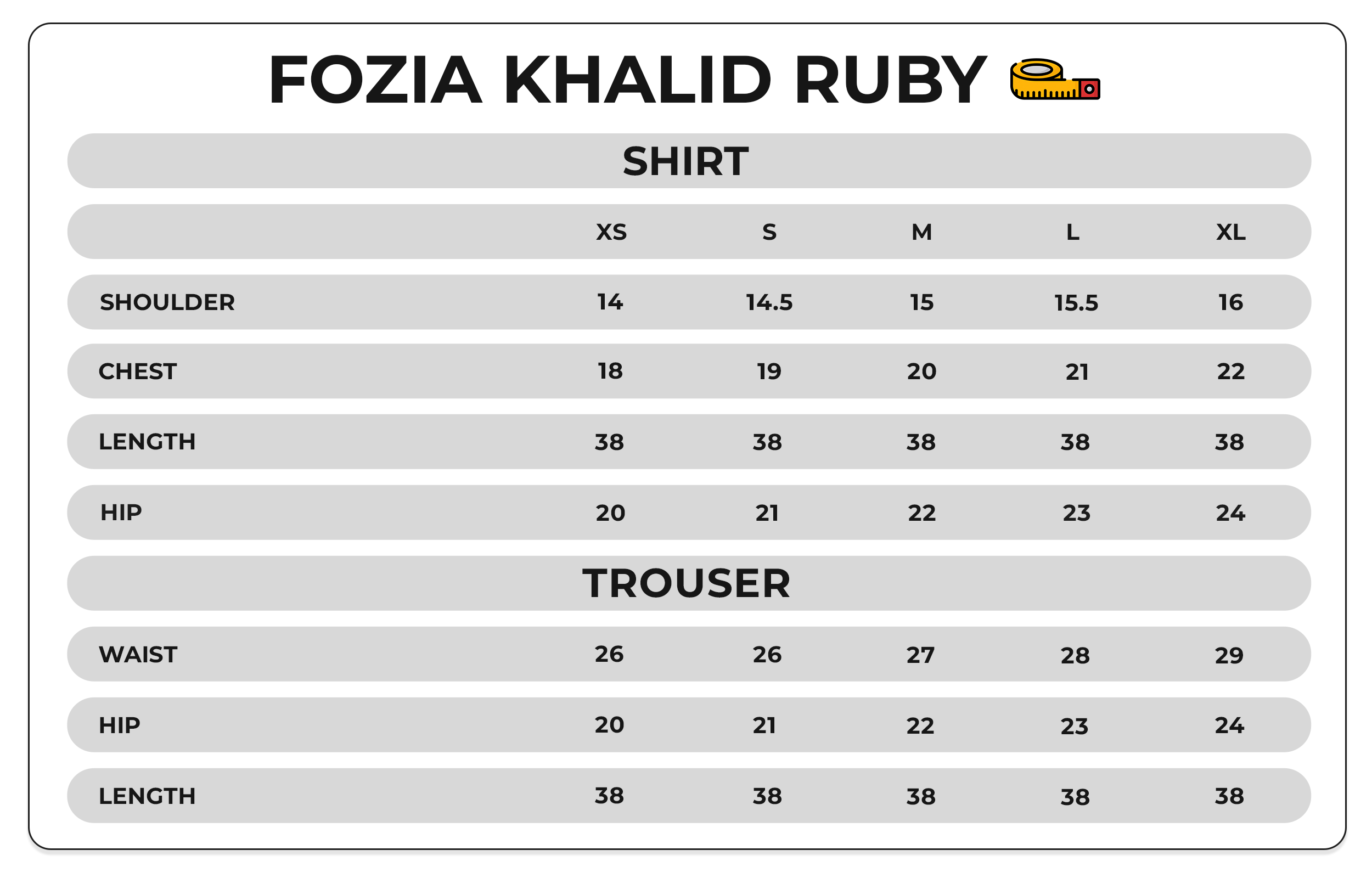 Size Chart Image