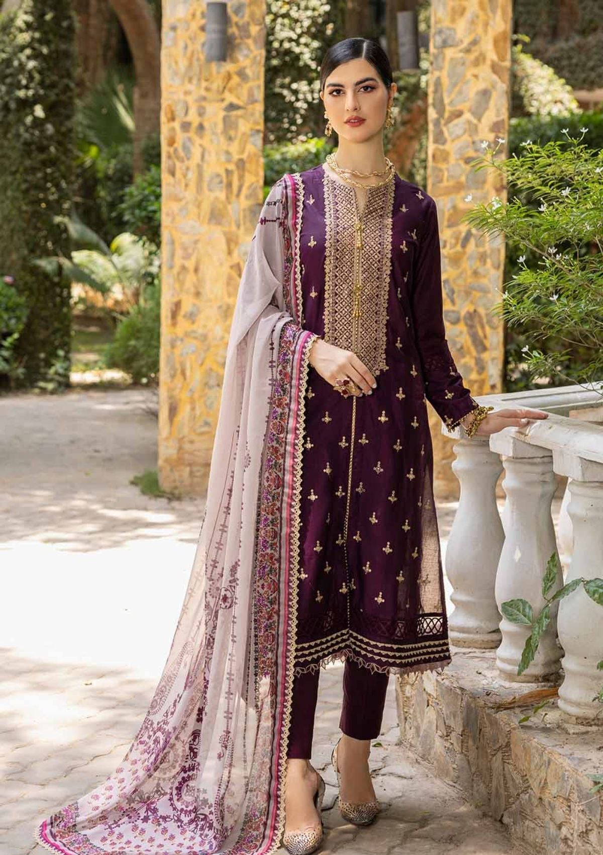 Lawn Collection - Gul Ahmed - Pre Fall - SSM-32033