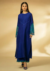 Winter Collection - Fozia Khalid - Silk Edit - Sapphire Elegance - D#10