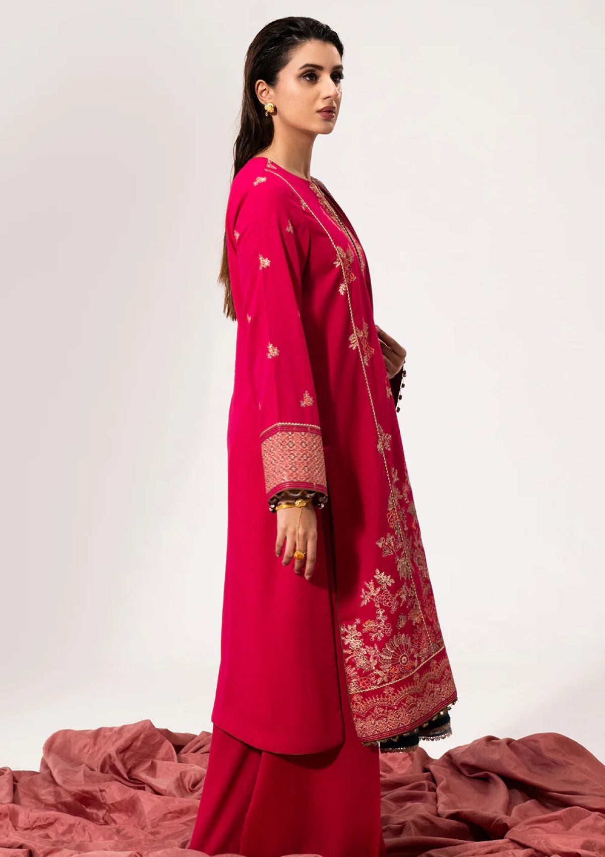 Winter Collection - Saad Shaikh - Luminaa - Fuchsia