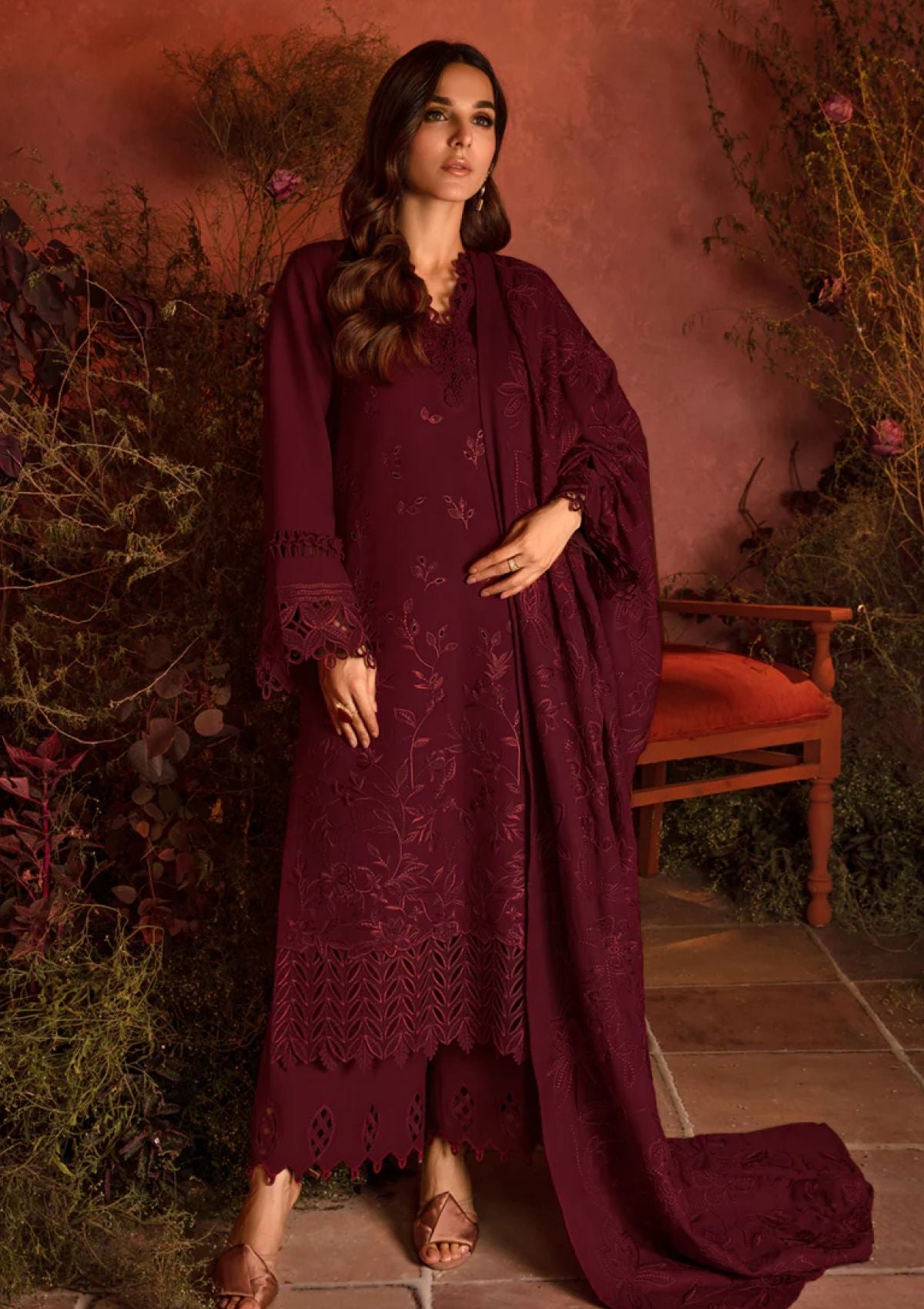 Winter Collection - Rang Rasiya - Premium Edit 24 - RRP#13 - Rose