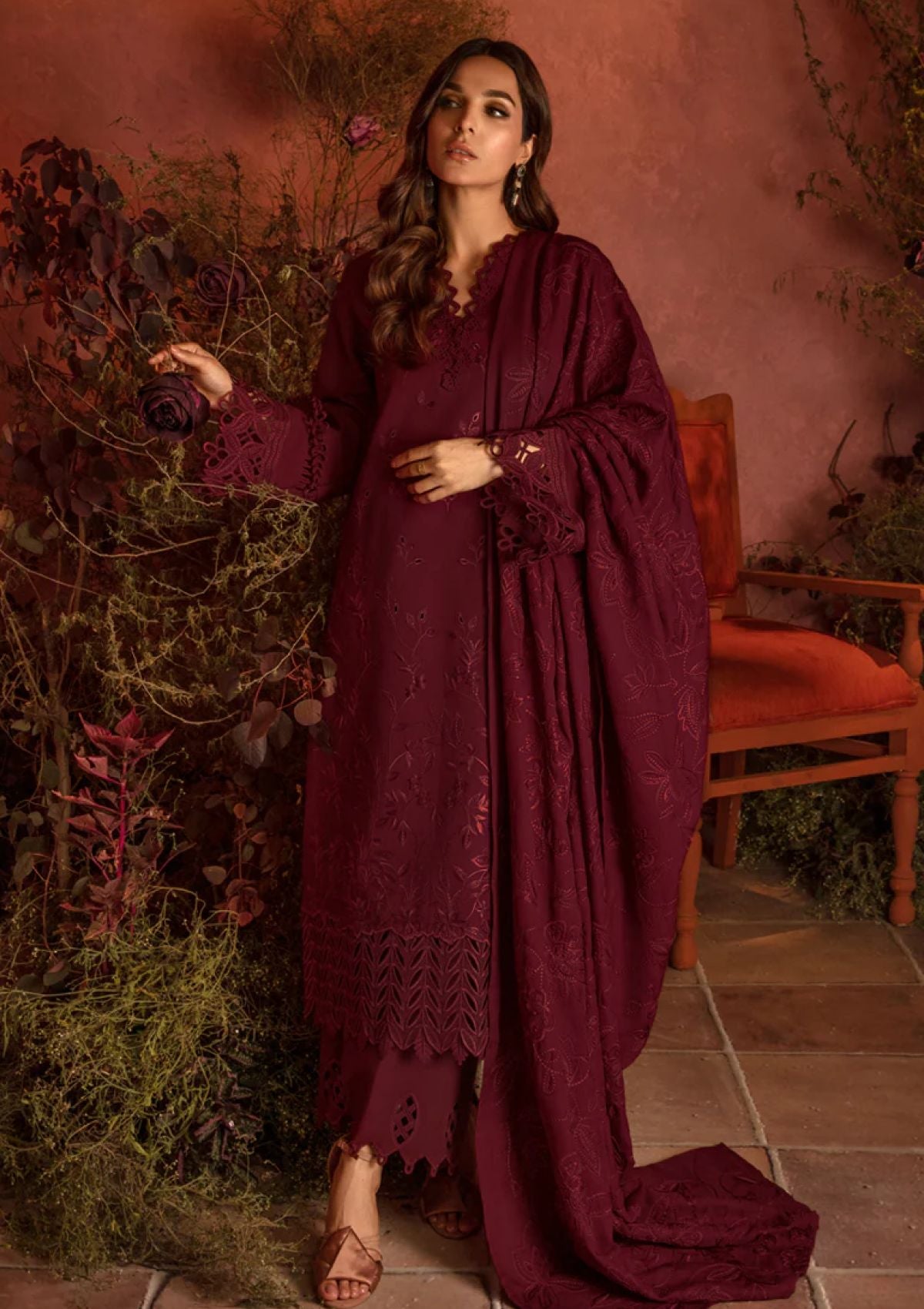 Winter Collection - Rang Rasiya - Premium Edit 24 - RRP#13 - Rose