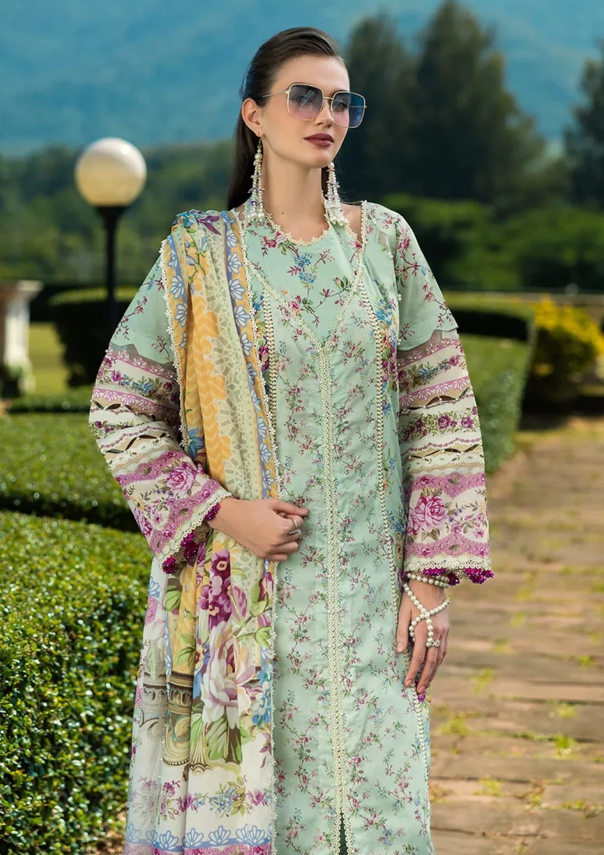 Lawn - Elaf Premium - Prints 25 - EPE-07A - GARDEN GOODNESS