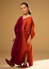 Kids Collection - Fozia Khalid - Silk Edit - Split Tone Kaftan