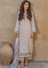 Lawn Collection - Sahar - Mirage - Embroidered - SML24#05 - L Grey