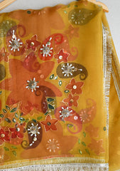 Fancy Collection - Madiha Jahangir - Hand Painted Dupatta - D#28