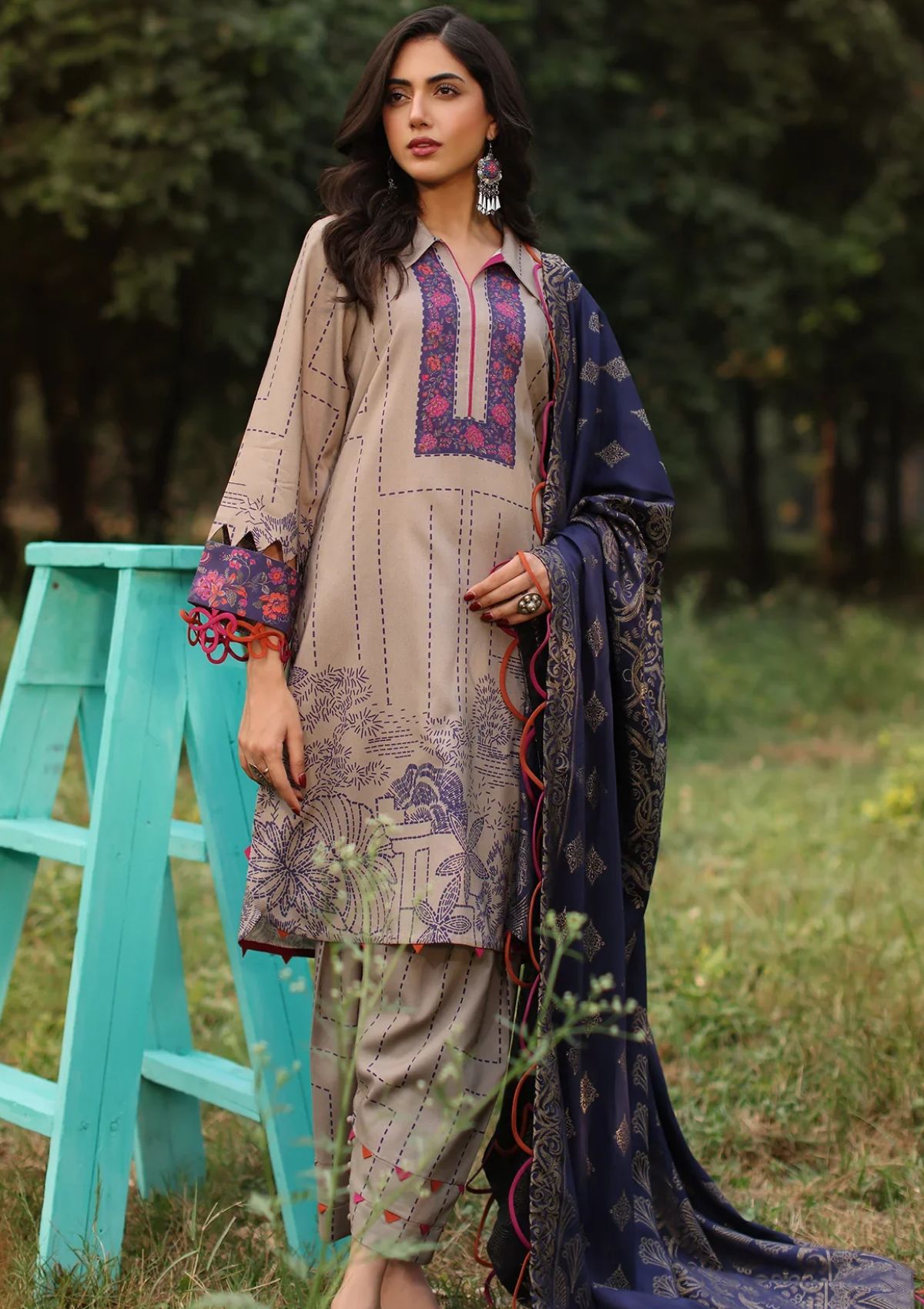 Winter Collection - Charizma - Signature Printed Linen Jacquard - SPW4 - 06