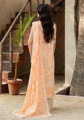 Lawn - Firdous - Sunspell - Summer 25 - D#144 - Tarracotta