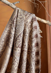 Pashmina Jamawar Shawl D#113 - Skin