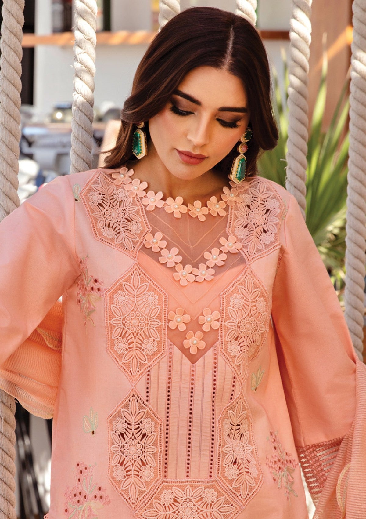 Lawn - Rang Rasiya - Premium - Summer 25 - RR#08 - Bareeha