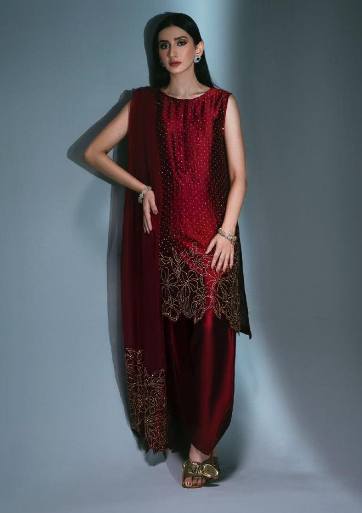 Pret Collection - Sidra Fahad - Elienna 24 - Red