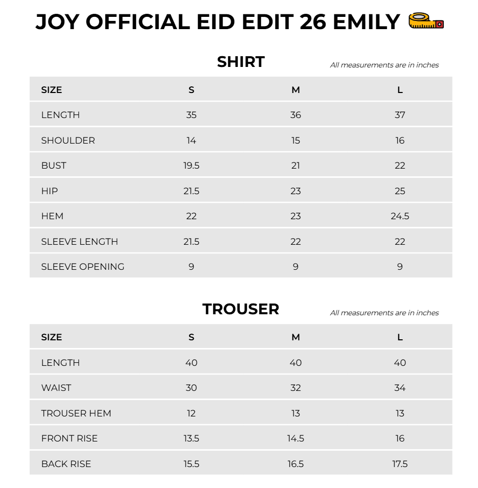 Size Chart Image