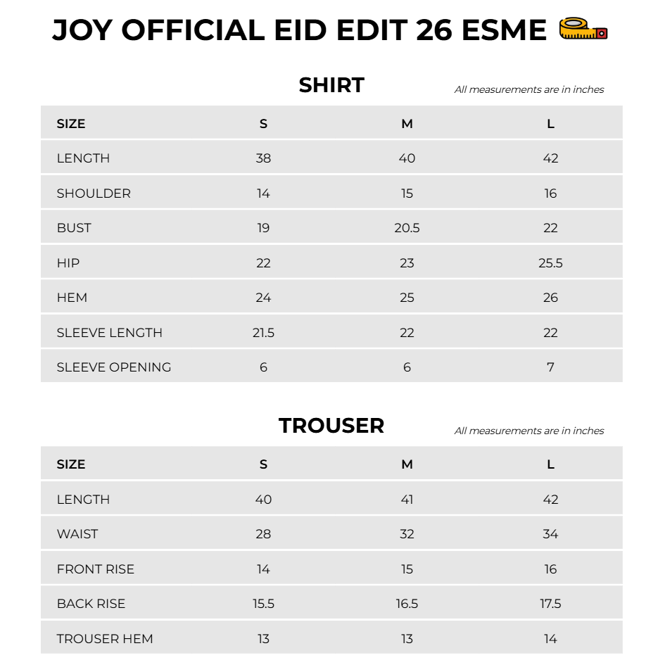 Size Chart Image