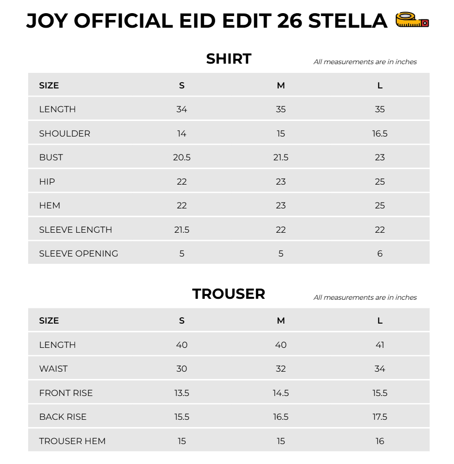 Size Chart Image