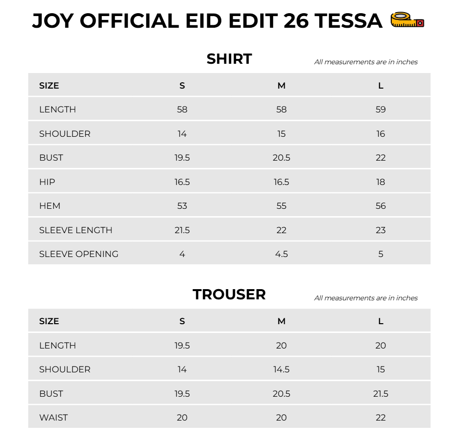 Size Chart Image