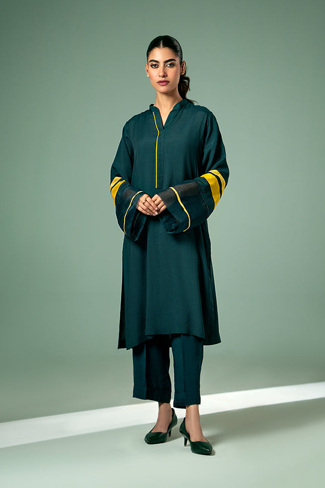 Pret Collection - Fozia Khalid - Basics Vol 3 - Classic Striped Attire