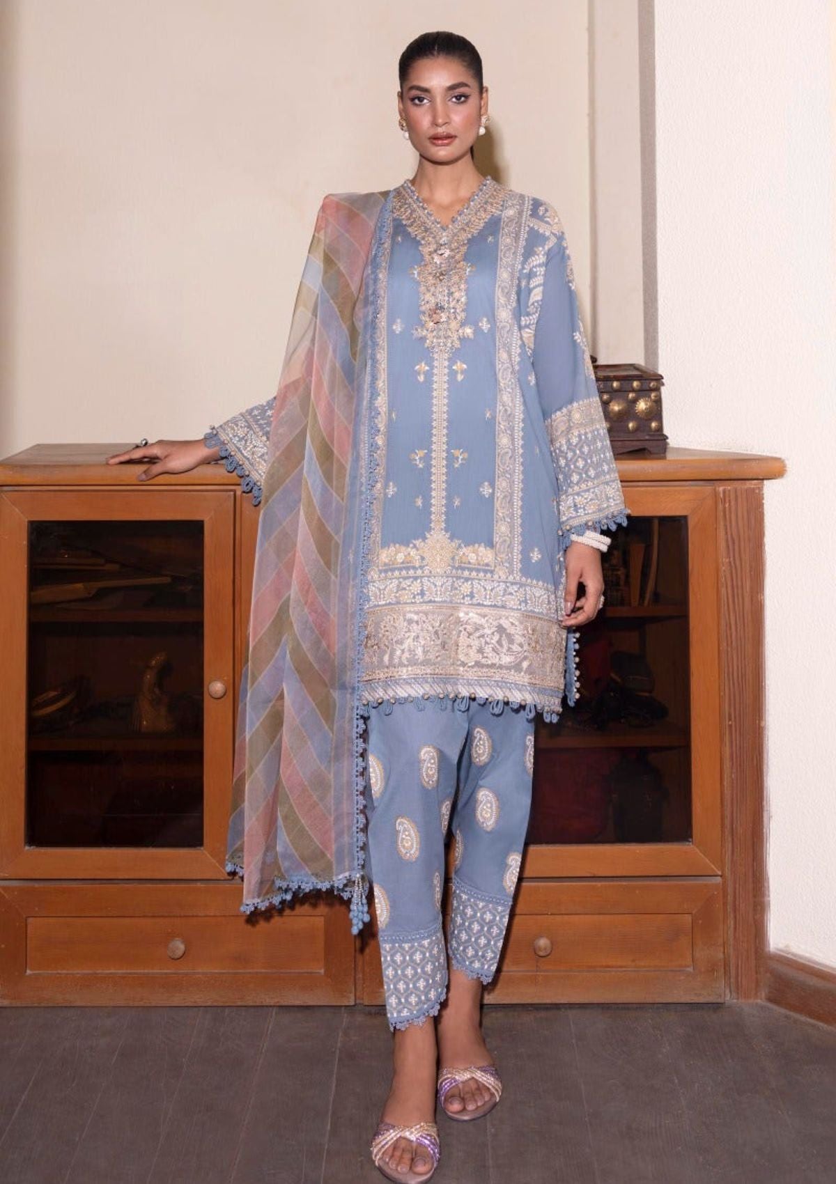 Lawn Collection - Sana Safinaz - Muzlin - V02 - MV#10 B