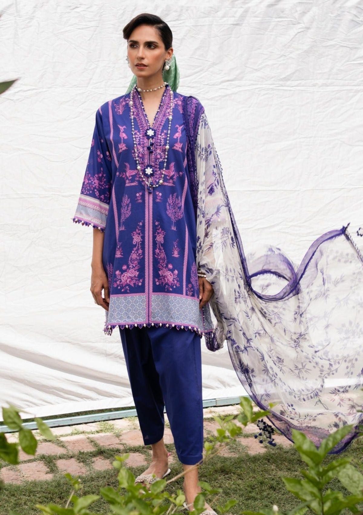 Lawn Collection - Sana Safinaz - Muzlin - V02 - MV#14 B